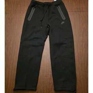 Nike Sportswear Tech Fleece Jogger Pants Solid Black HJ6533-010 Men's Size L